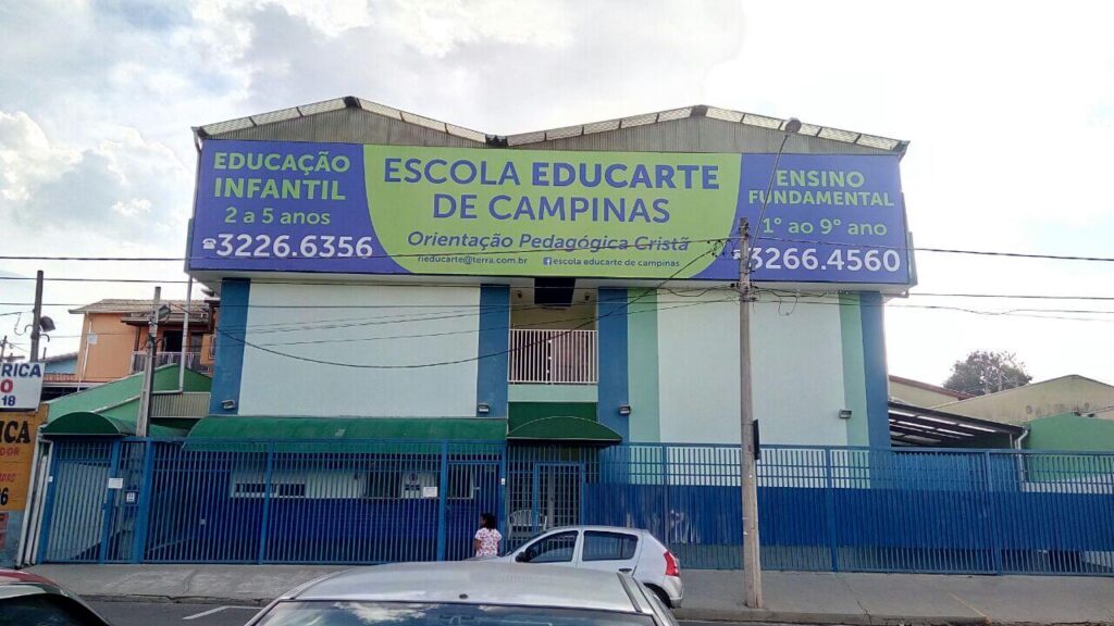 Fachadas Comerciais Escola Educarte de Campinas