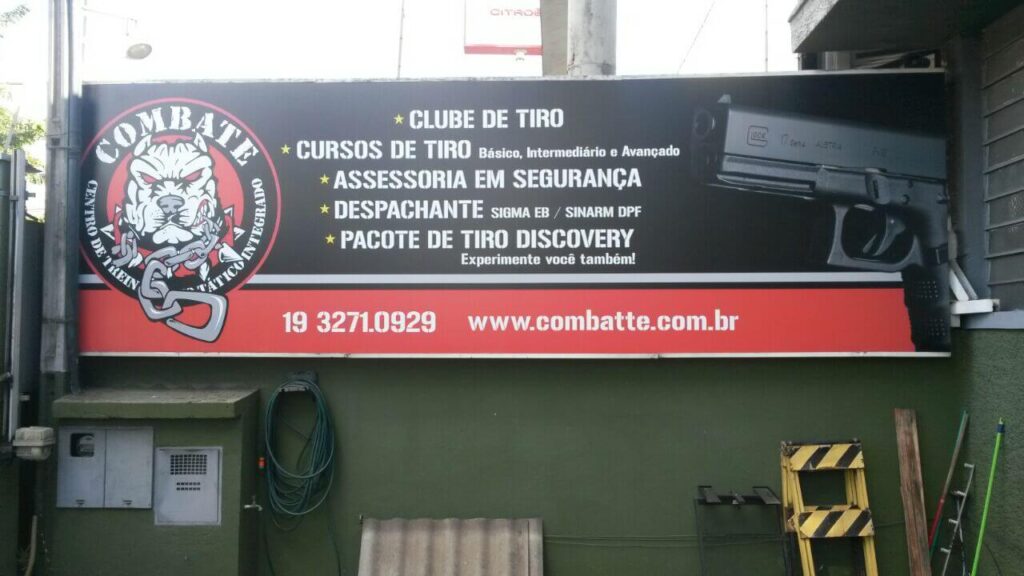 Fachadas Comerciais New Signs Clube do tiro Campinas